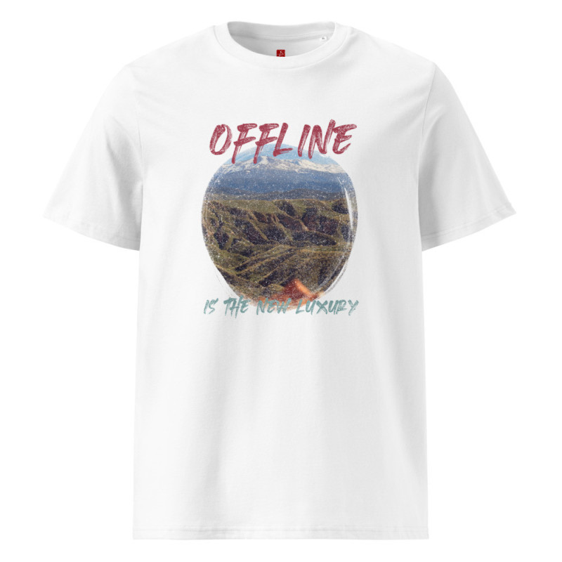 Camiseta Ecológica Offline Luxury | Diseño Montaña Sostenible