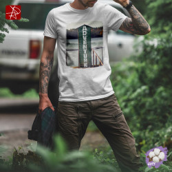 Rustic Cabin Organic T-Shirt | GOTS Certified Adventure Wear