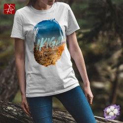 Camiseta Ecológica Ikigai | Propósito Vital Japonés