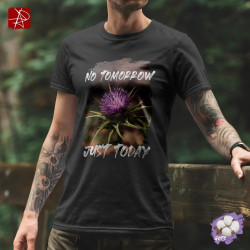 Carpe Diem Bio T-Shirt | Achtsames Distel Design GOTS-zertifiziert