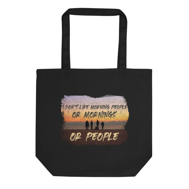 Bolsa Tote Anti-Morning | Diseño Amanecer Antisocial | 100% Eco-friendly