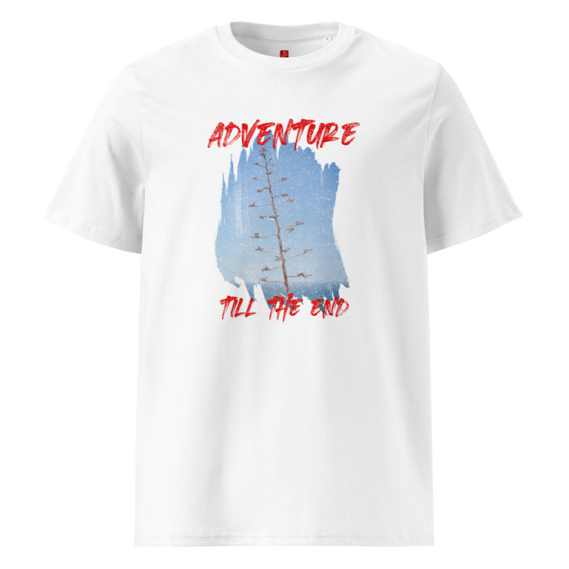 Adventure Till the End Unisex Organic Cotton T-Shirt – Bold Nature Design|ADNW LTD