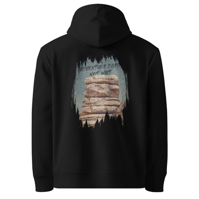 The Rock Bio-Baumwolle Hoodie | Felsen Design GOTS-zertifiziert