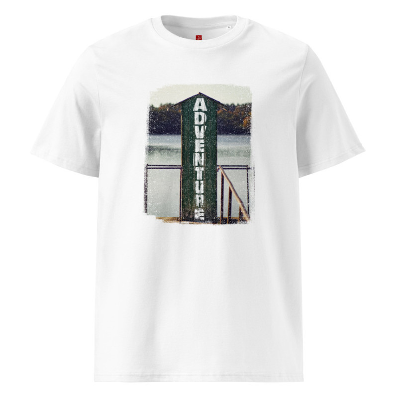 Bio Berghütten T-Shirt | GOTS-zertifiziert | Nachhaltiges Outdoor-Shirt