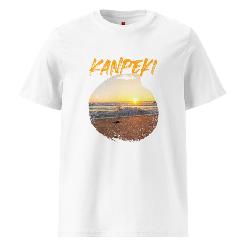 Kanpeki Sonnenuntergang Strand Bio-T-Shirt | GOTS-zertifizierte Öko-Mode