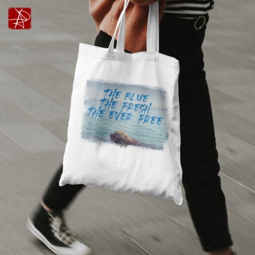 The Blue The Fresh Sea Tote bag