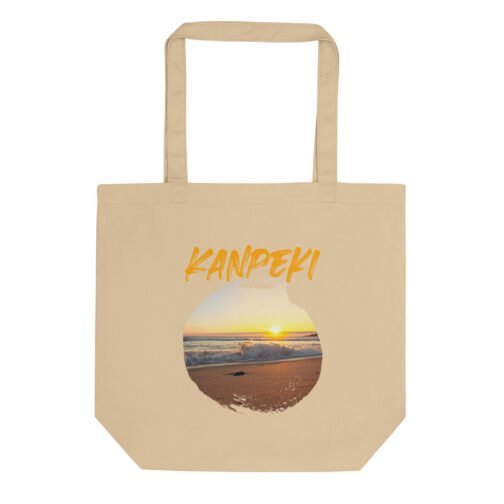 Embrace perfection with our Kanpeki Tote Bag. ‘Kanpeki’ means ‘perfect’ in Japanese. 100% organic cotton, perfect for the perfectionist and sustainable lifestyle.