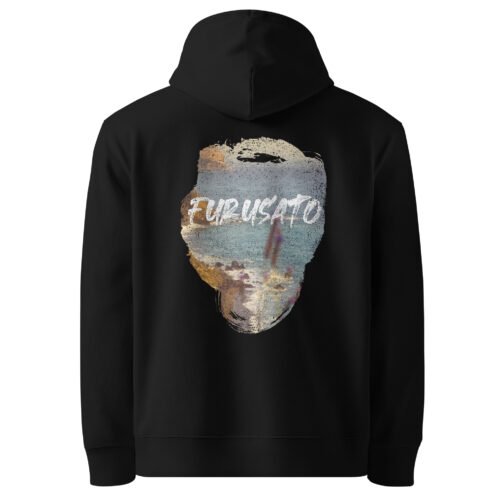 <p class="p1">Reconnect with your roots in our unisex organic cotton hoodie featuring the <b>“Furusato”</b> (hometown) coastal design and a front pouch pocket. GOTS certified and perfect for eco-conscious adventurers.</p>