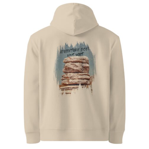 <p class="p1">Reconnect with nature in our unisex organic cotton hoodie, featuring the <b>“Offline is the New Luxury”</b> quote and mountain design. GOTS certified, ideal for eco-conscious adventurers.</p>