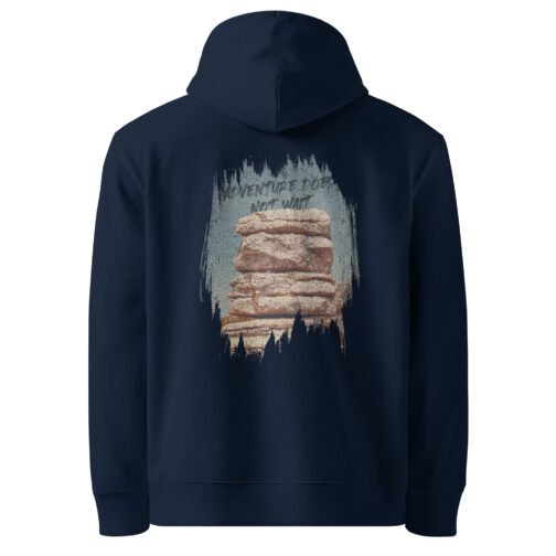 <p class="p1">Reconnect with nature in our unisex organic cotton hoodie, featuring the <b>“Offline is the New Luxury”</b> quote and mountain design. GOTS certified, ideal for eco-conscious adventurers.</p>