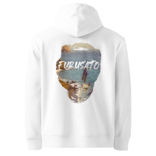 <p class="p1">Reconnect with your roots in our unisex organic cotton hoodie featuring the <b>“Furusato”</b> (hometown) coastal design and a front pouch pocket. GOTS certified and perfect for eco-conscious adventurers.</p>